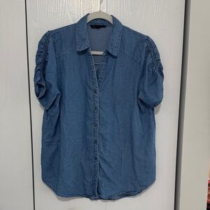 Jane and Delancey Blue Button-Down Shirt